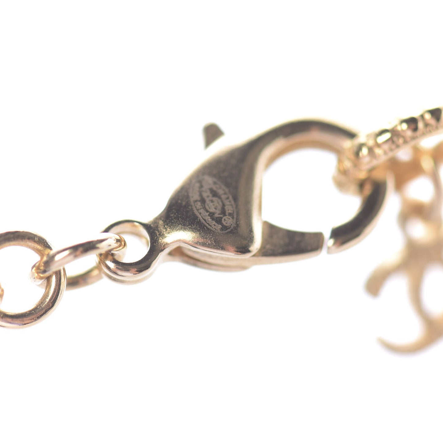 ID Dog Tag Charm Necklace Gold