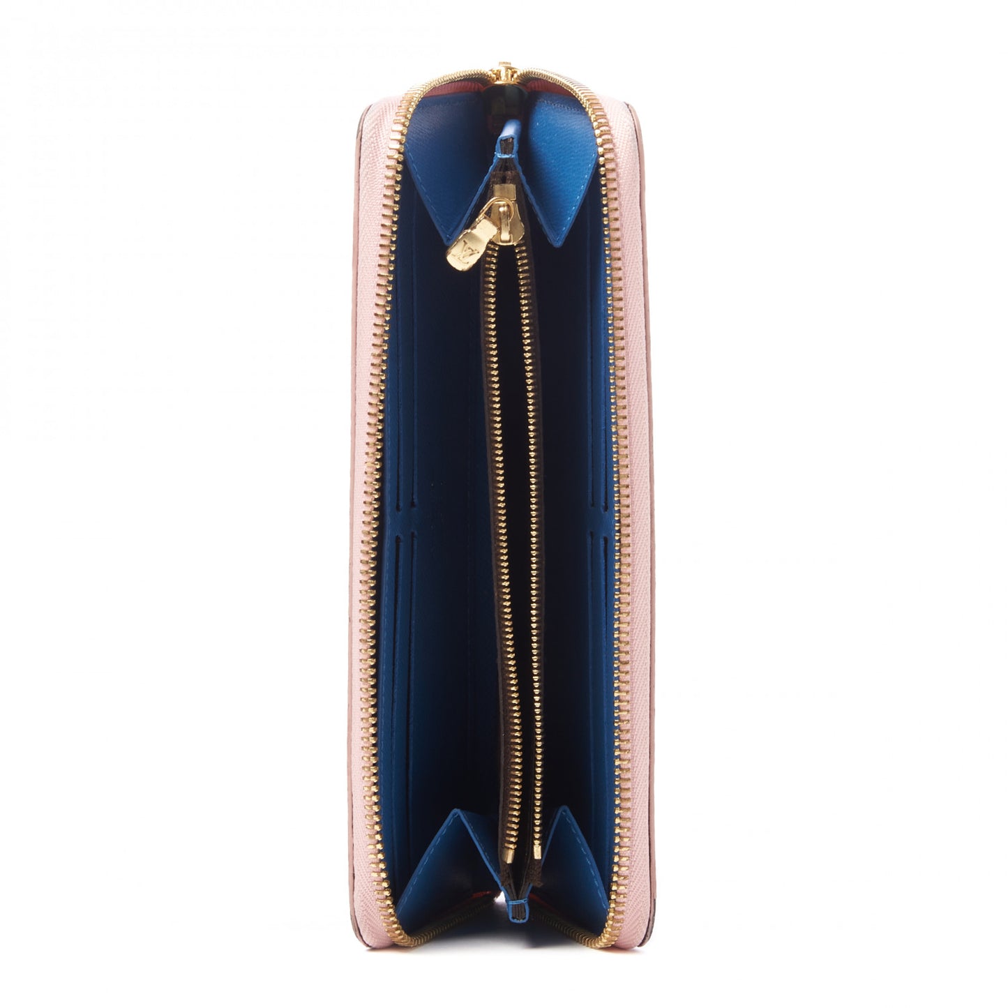 Monogram Blooming Flowers Clemence Wallet Rose Ballerine