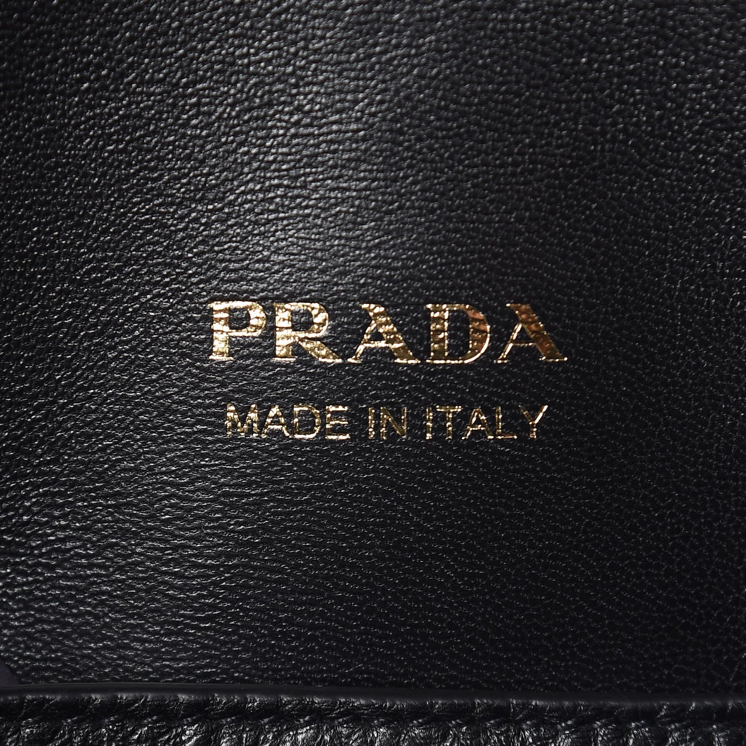 Prada Vitello Daino Flap Shoulder Bag Black 5 of 10