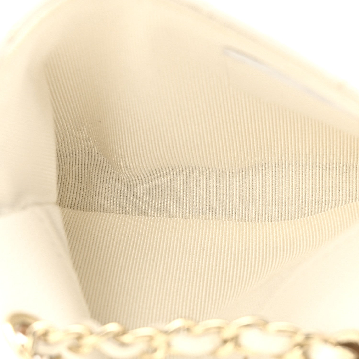 Chanel Caviar Quilted Mini Chain Belt Bag White 5 of 13