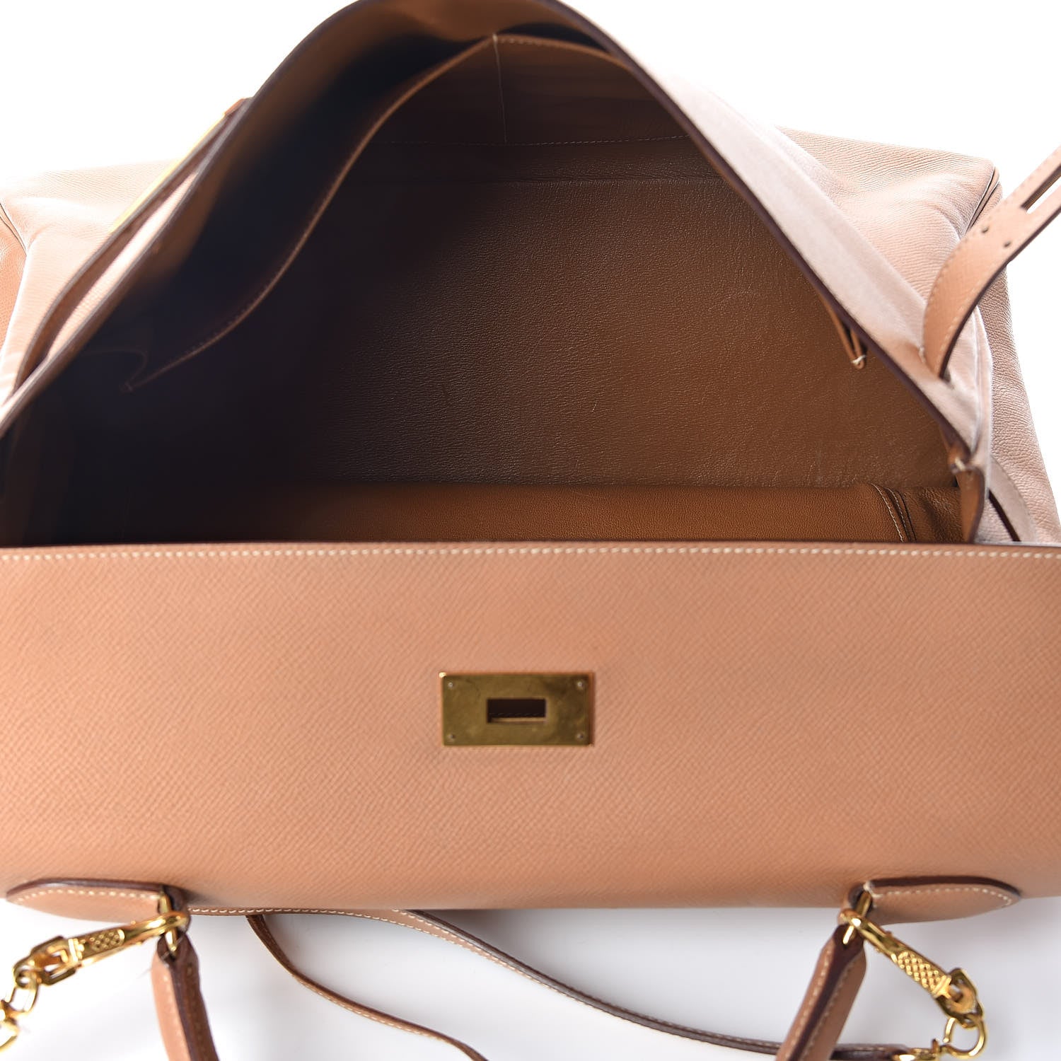 Hermes Courchevel Kelly Retourne 40 Tabac Camel 9 of 18
