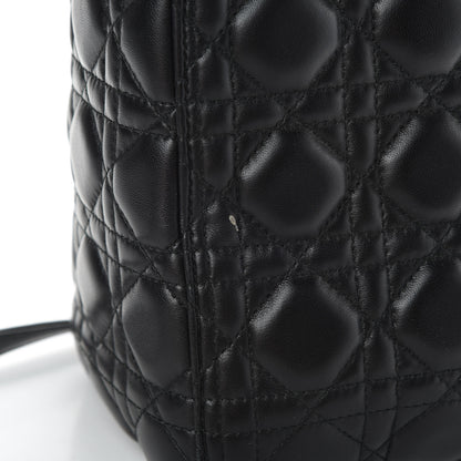 Christian Dior Lambskin Cannage Medium Lady Dior Black 16 of 16
