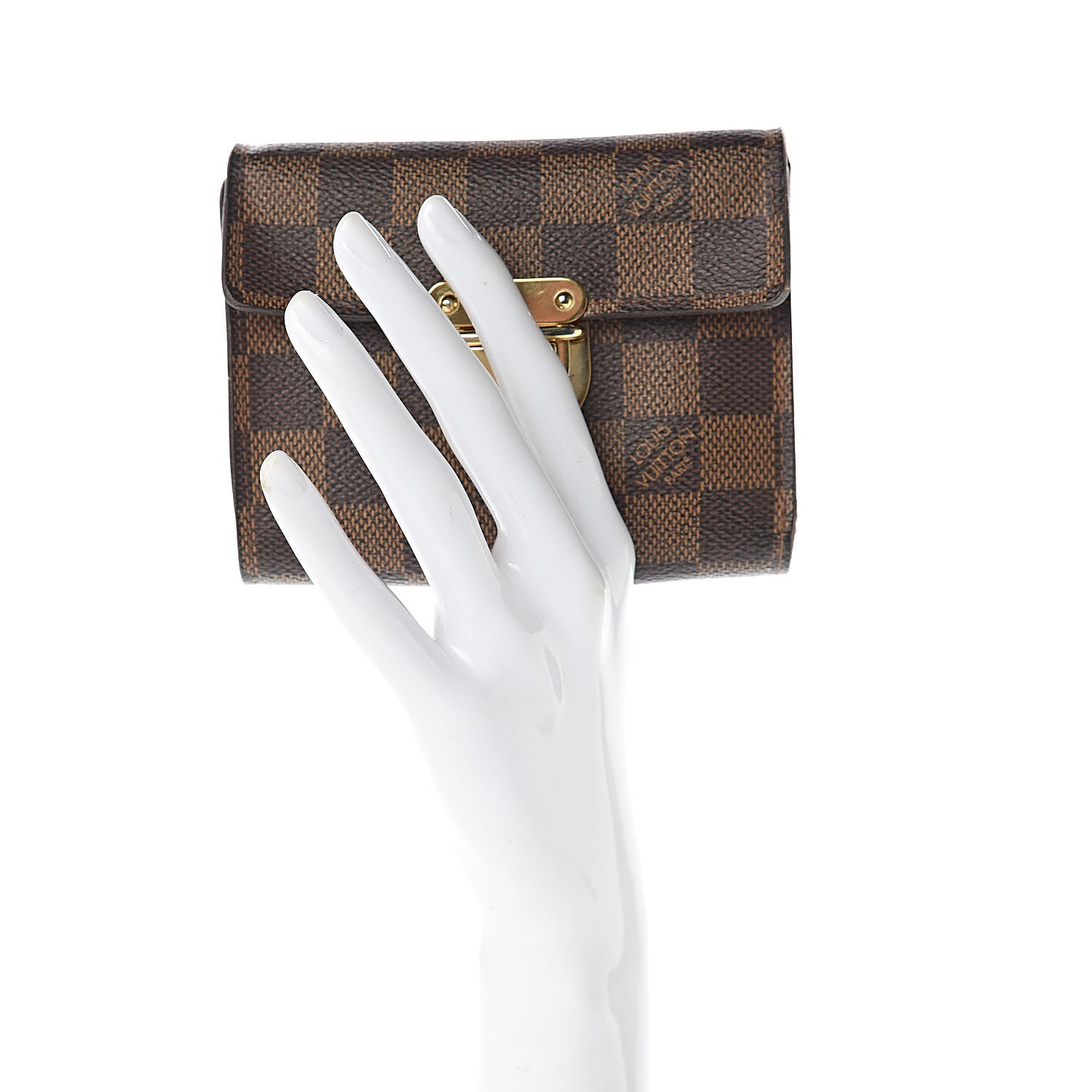 Louis Vuitton Damier Ebene Koala Compact Wallet 2 of 16