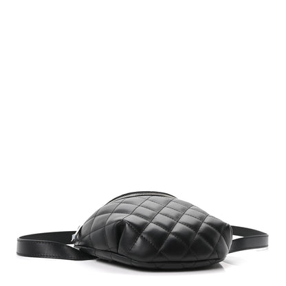 Chanel Lambskin Quilted Waist Belt Bag Black 4 of 10