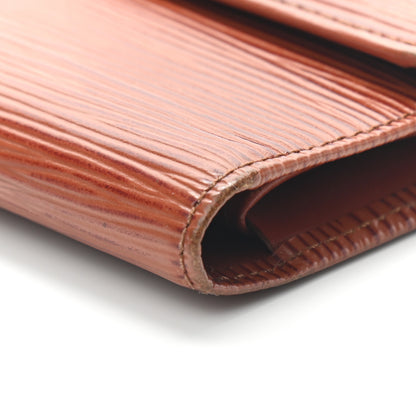 Louis Vuitton Epi Porte Tresor International Wallet Kenyan Fawn 8 of 10