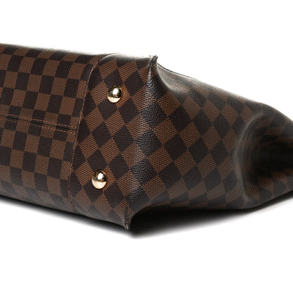 Louis Vuitton Damier Ebene Caissa Hobo Cherry 10 of 17