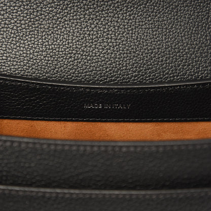 MCM Grained Calfskin Small Patricia Shoulder Bag Black 5 of 11