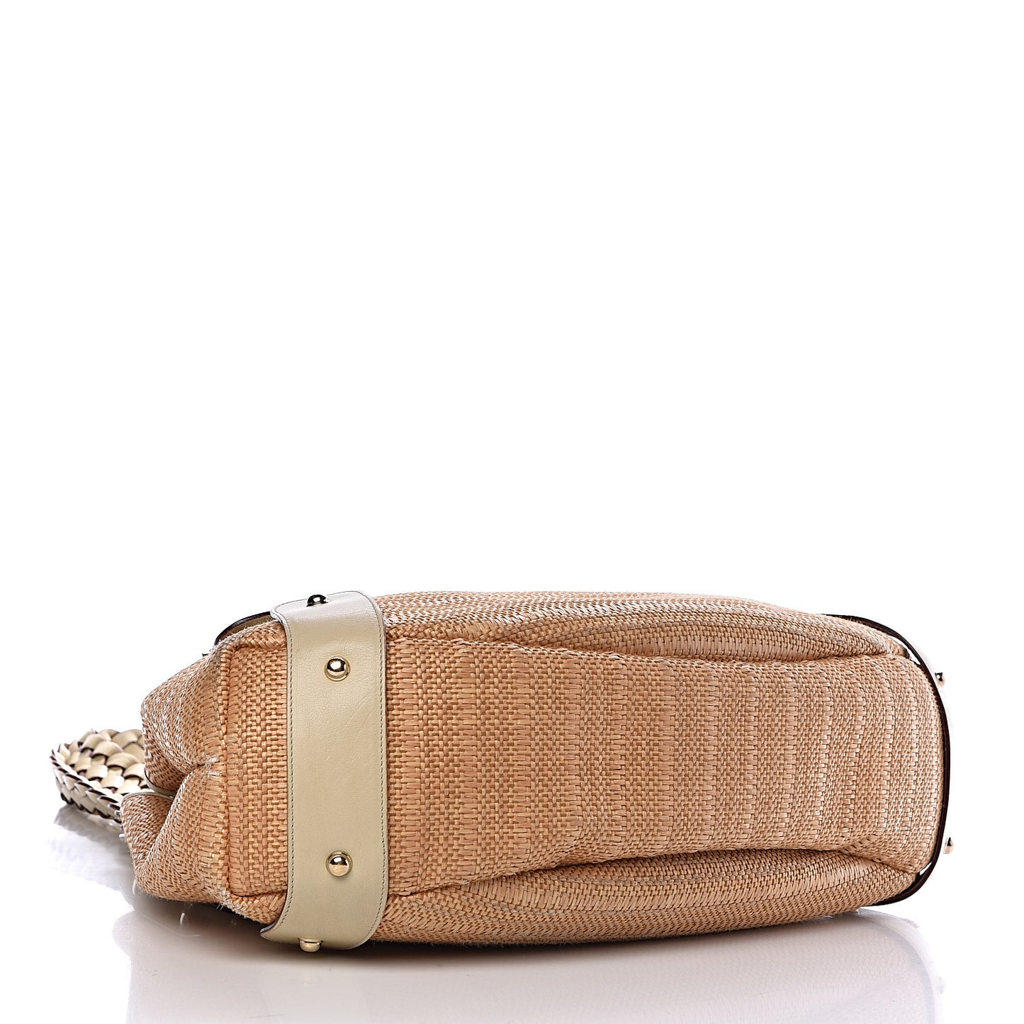Straw Medium Pelham Shoulder Bag Off White
