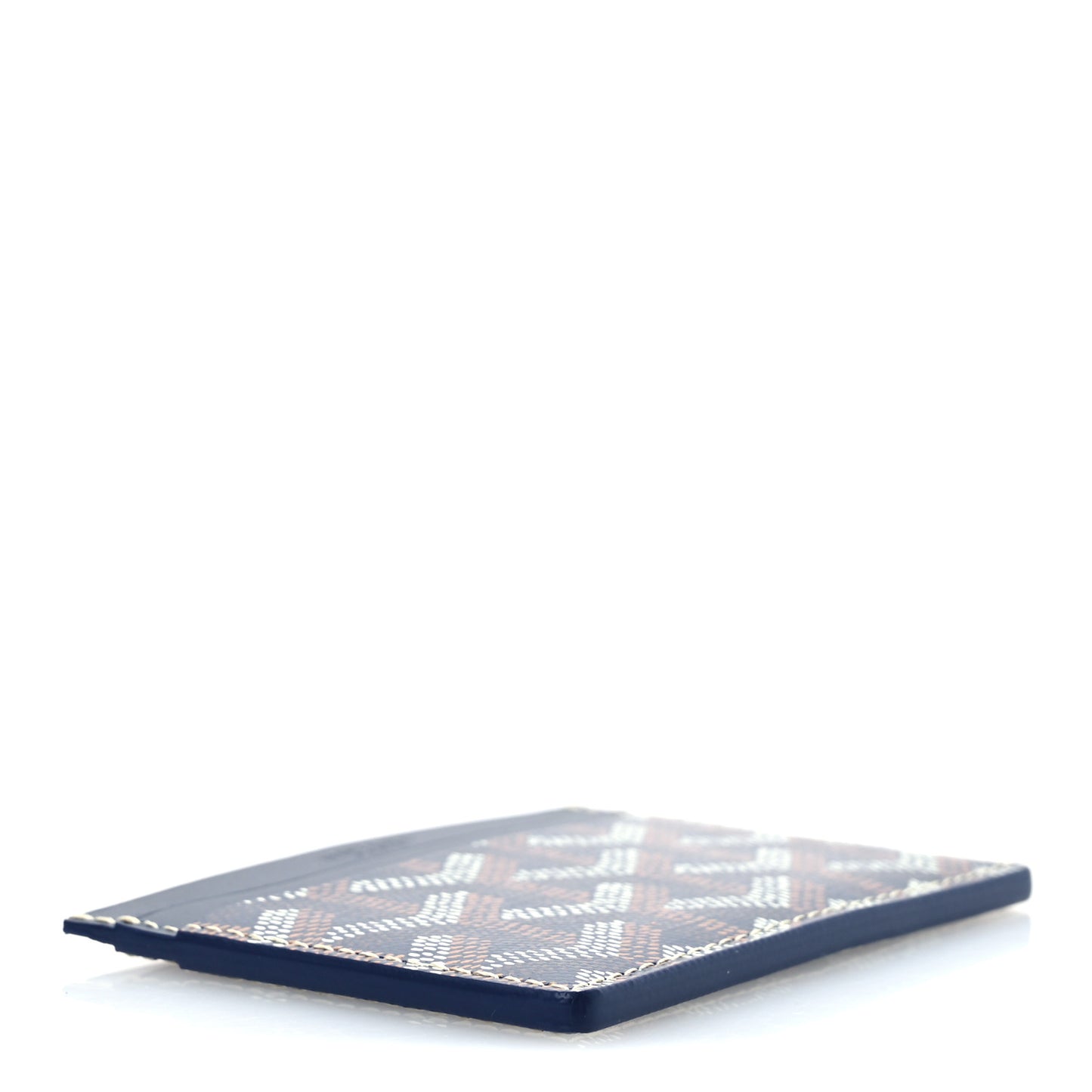 Goyardine Saint Sulpice Card Holder Navy