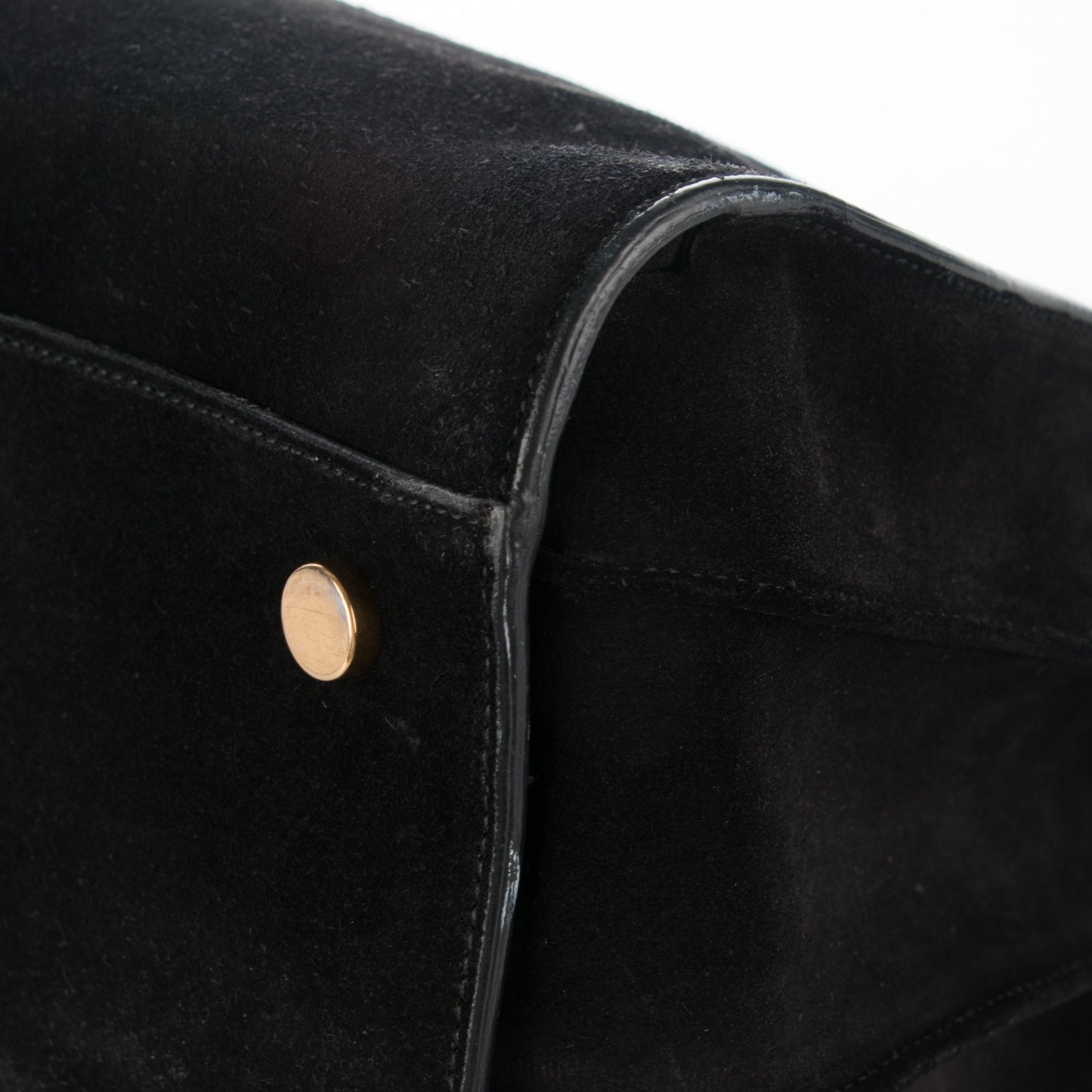 Suede Large Sac de Jour Carryall Black