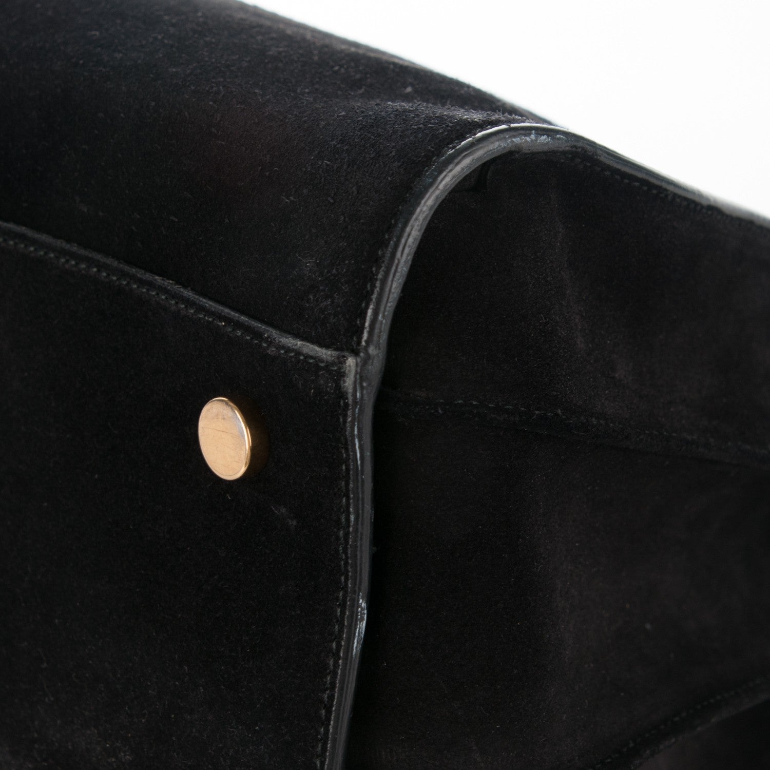 Saint Laurent Suede Large Sac de Jour Carryall Black 11 of 12