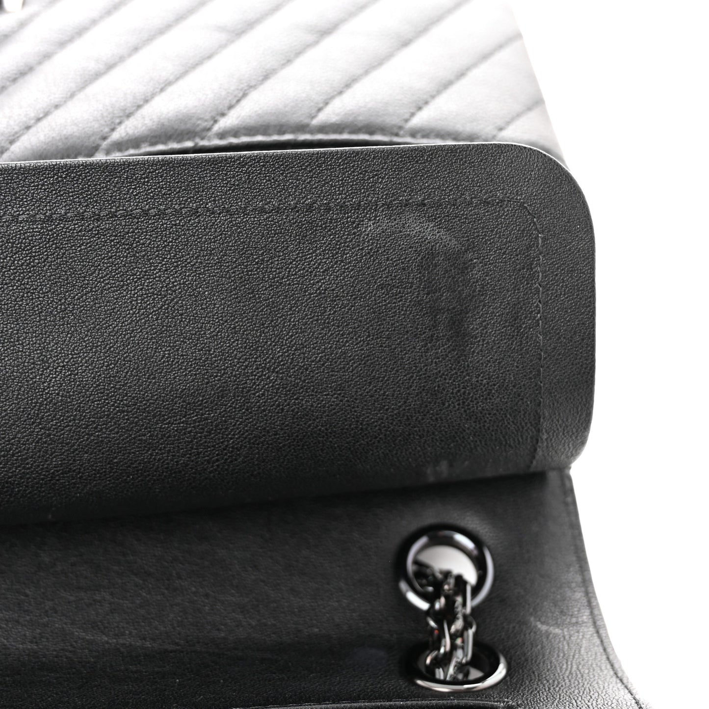 Sheepskin Chevron Quilted 2.55 Reissue 226 Flap So Black