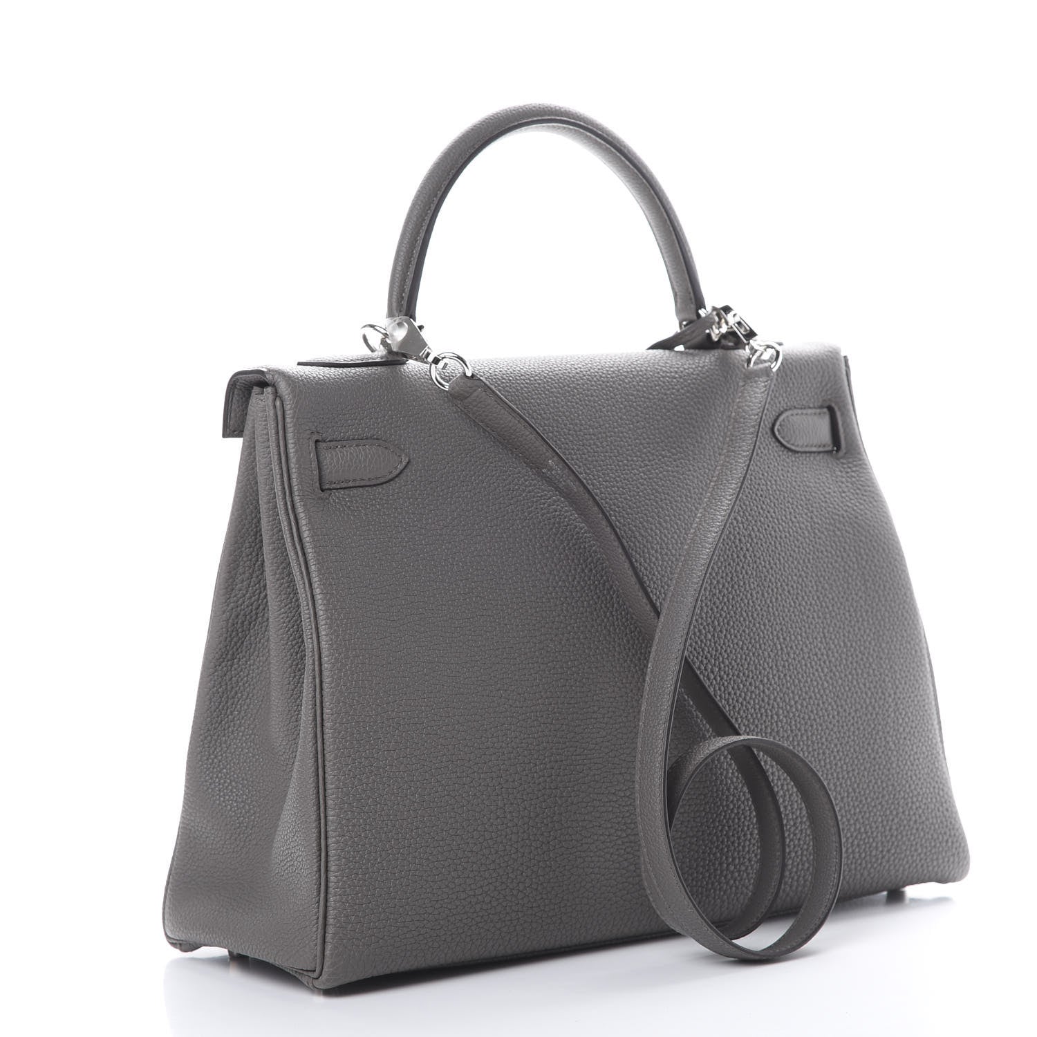 Hermes Togo Kelly Retourne 32 Etain 3 of 11