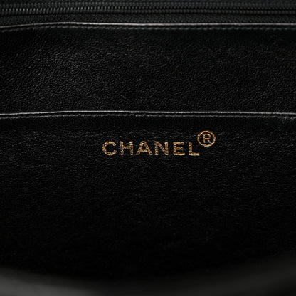 Chanel Patent Quilted Briefcase Laptop Bag Black 7 of 16