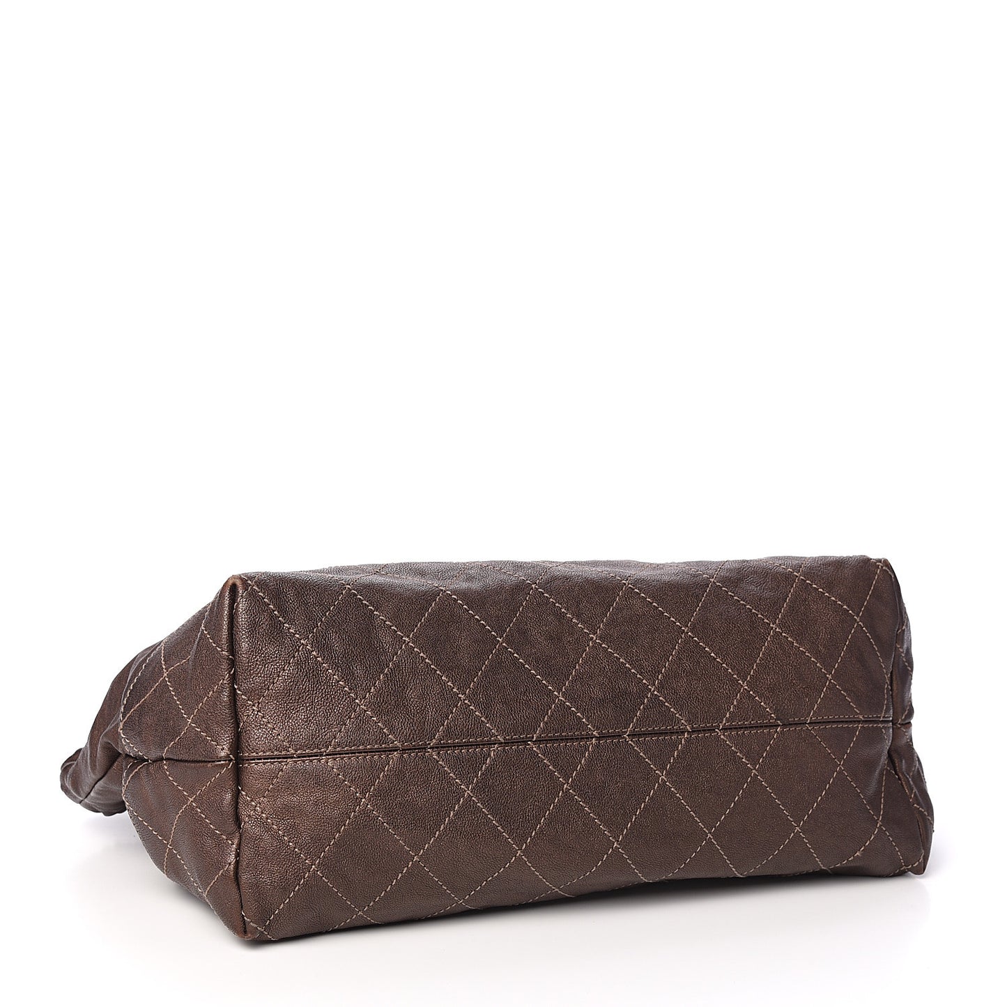Metallic Calfskin Baby Coco Cabas Bronze