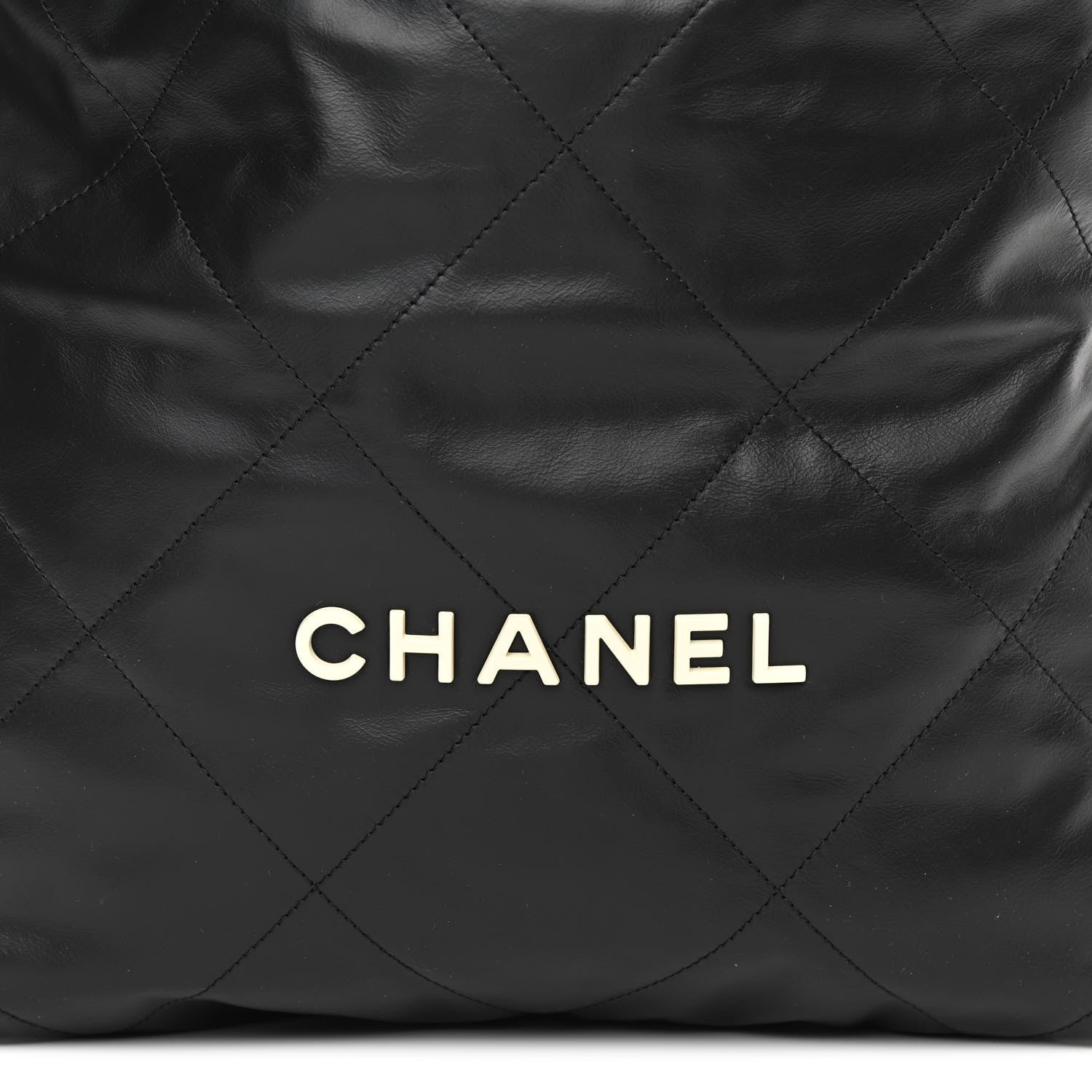 Chanel Calfskin Quilted Small Chanel 22 Black 9 of 11