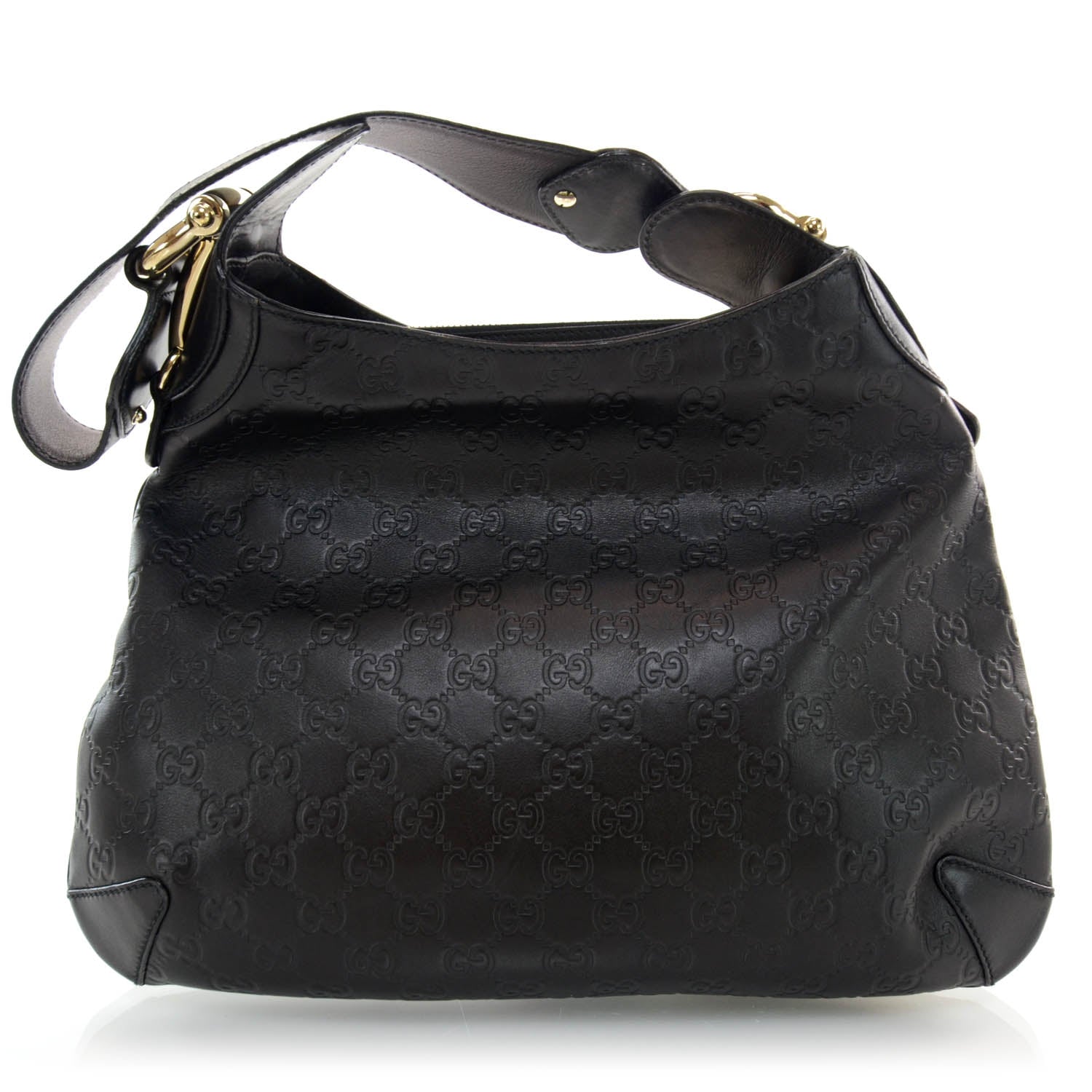 Gucci Guccissima Creole Hobo Black 3 of 8