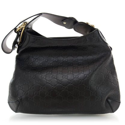 Gucci Guccissima Creole Hobo Black 3 of 8