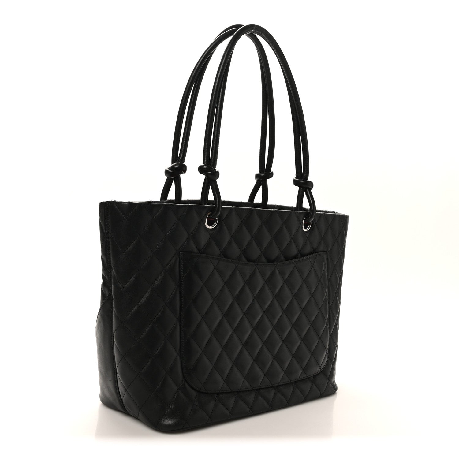Chanel Calfskin Quilted Large Cambon Tote Black 3 of 10