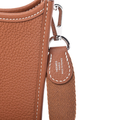 Hermes Taurillon Clemence Evelyne TPM Gold 9 of 10