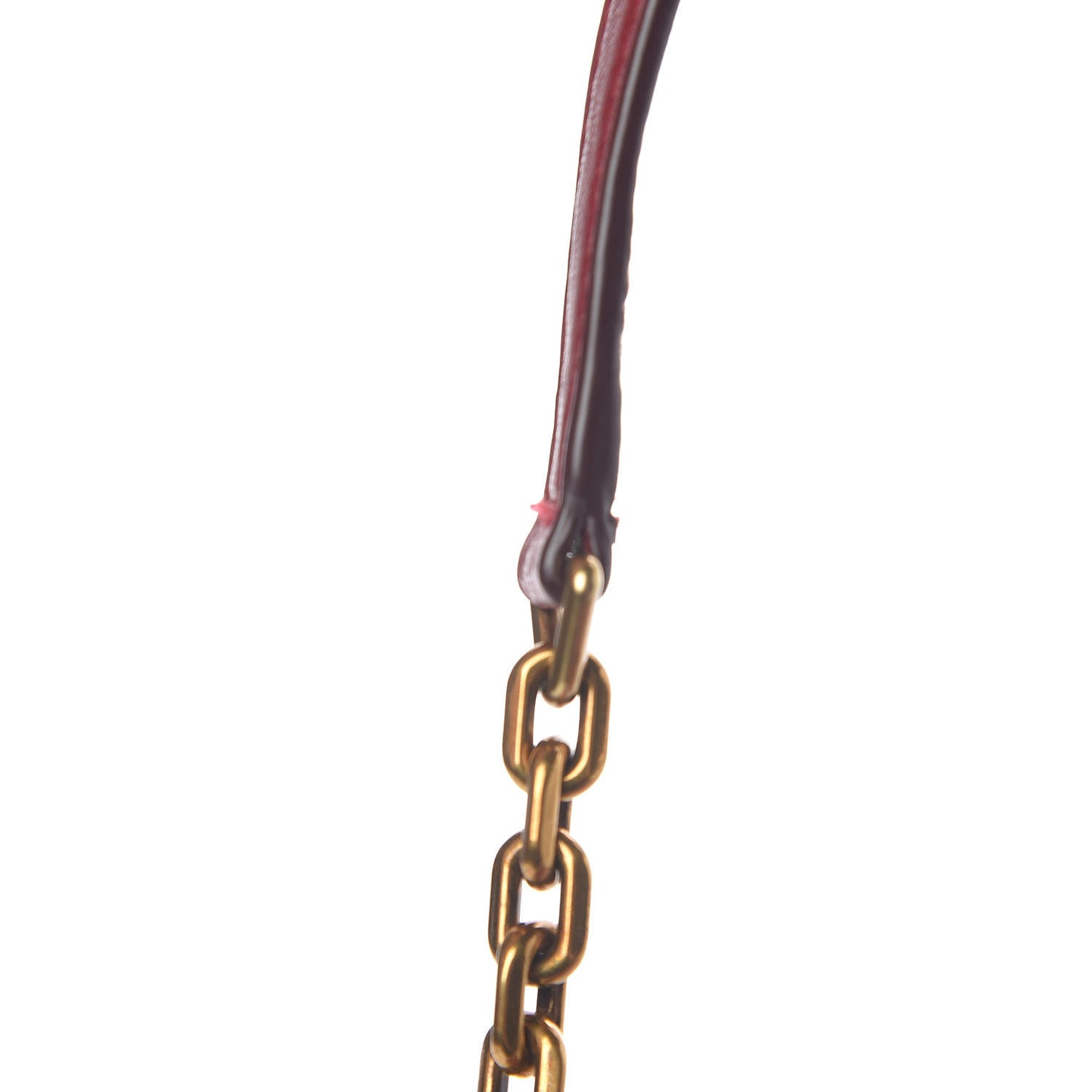 Lambskin Matelasse Double J Wallet On Chain Red