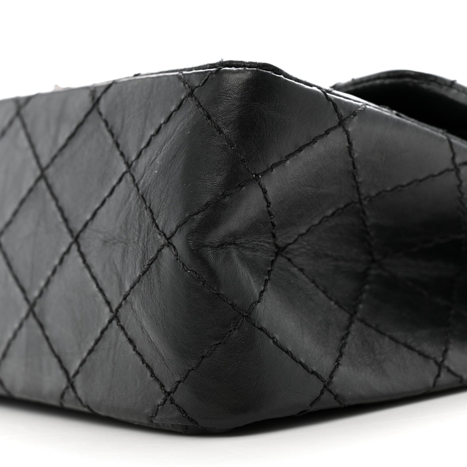 Chanel Aged Calfskin Quilted 2.55 Reissue 225 Flap Black 10 of 12