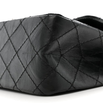Chanel Aged Calfskin Quilted 2.55 Reissue 225 Flap Black 10 of 12