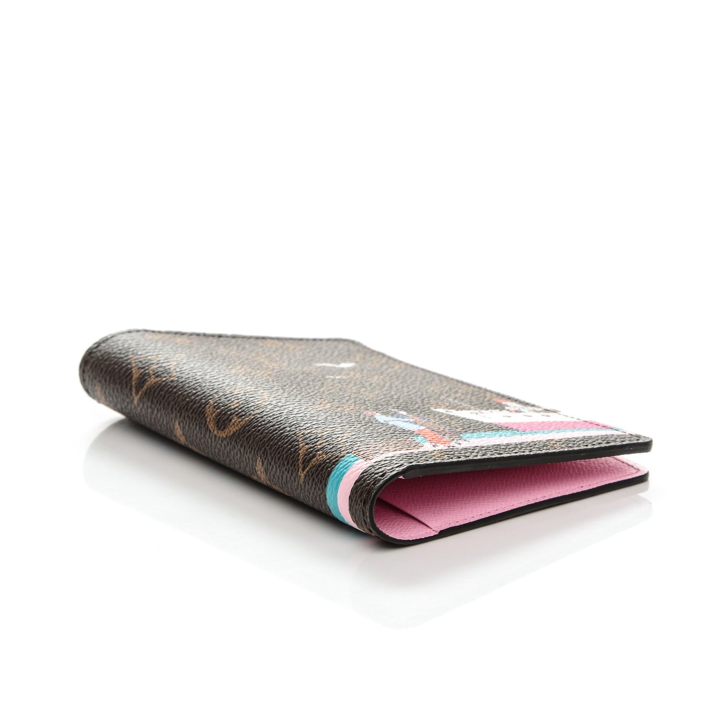 Monogram 2016 Christmas Animation Passport Cover Rose Ballerine