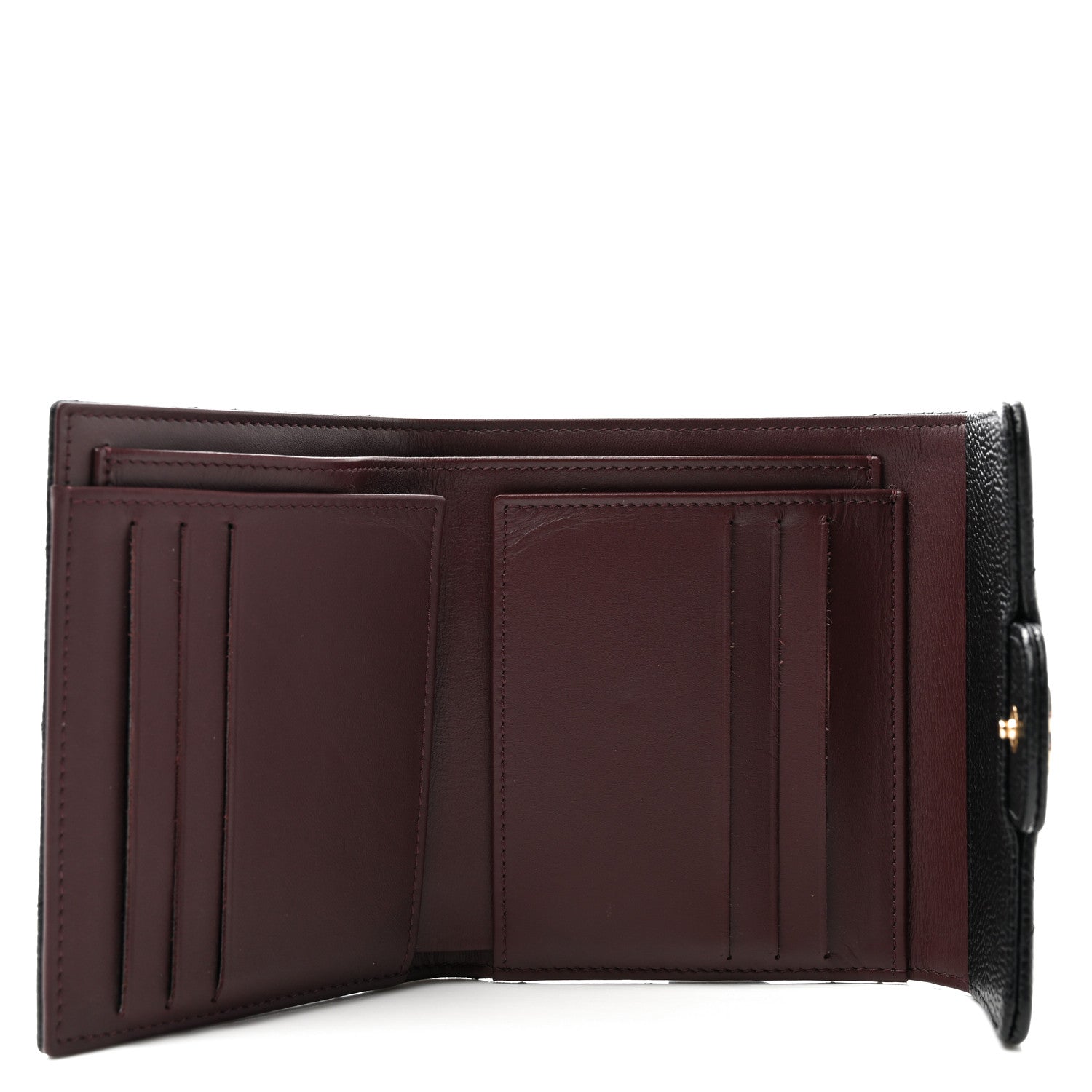 Chanel Caviar Quilted Compact Flap Wallet Black 5 of 10