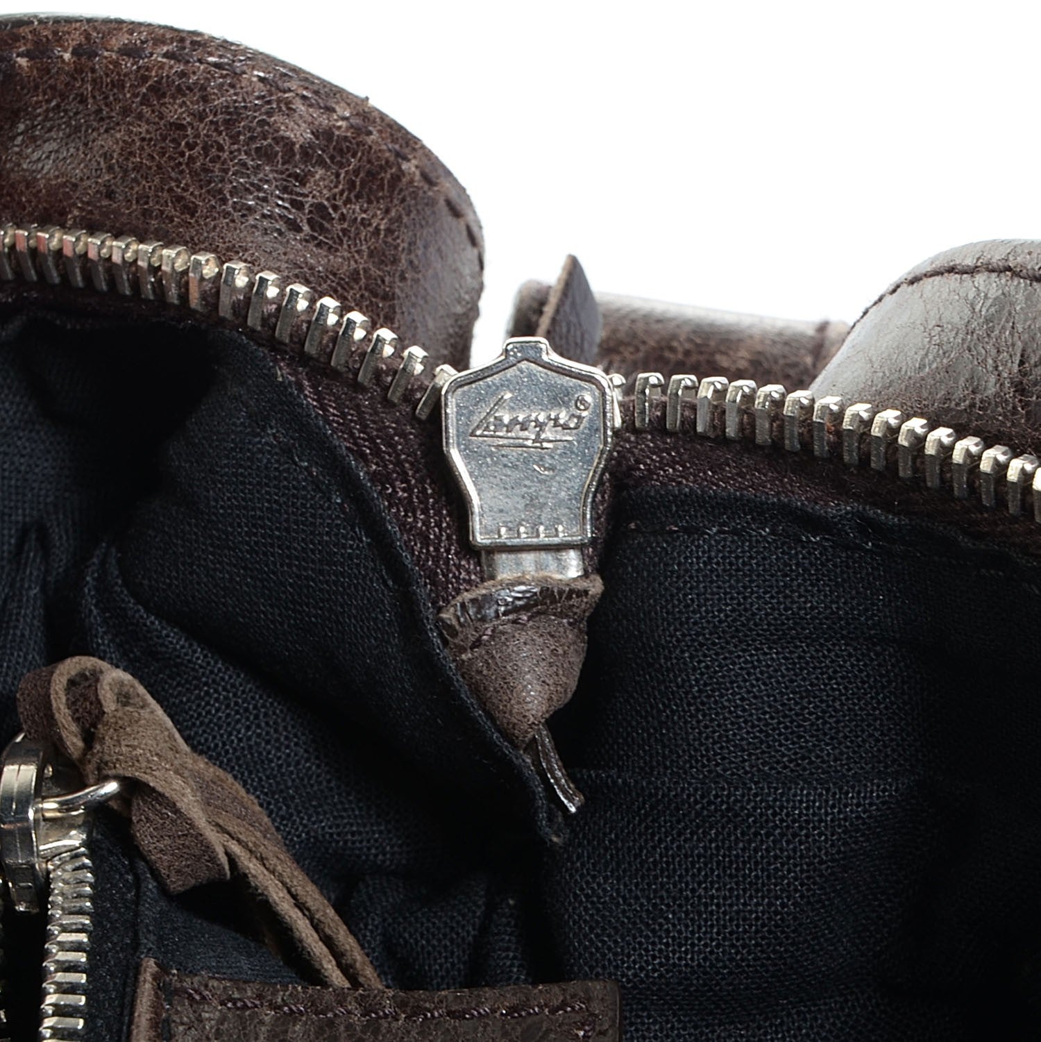 Balenciaga Chevre Denim Classic Hardware First Chocolate 3 of 14