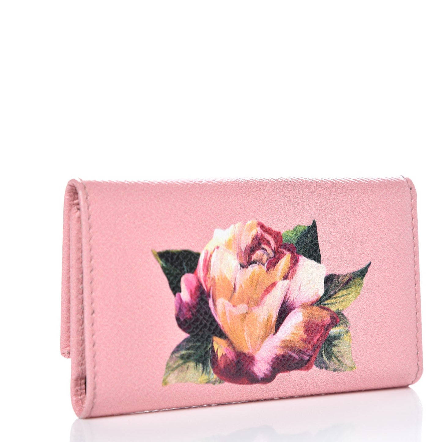 Dauphine Painted Rose Key Holder Pink