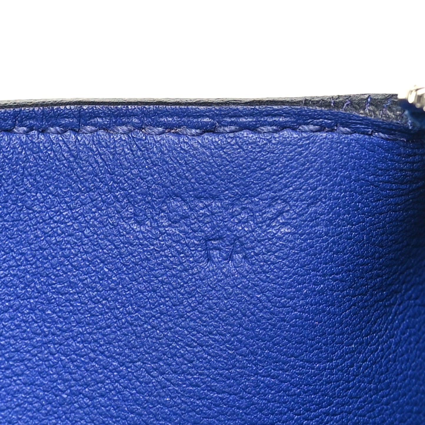 Taurillon Clemence Mini Lindy 20 Bleu Electrique