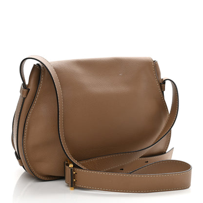 Chloe Calfskin Medium Marcie Round Crossbody Bag Nut 3 of 13