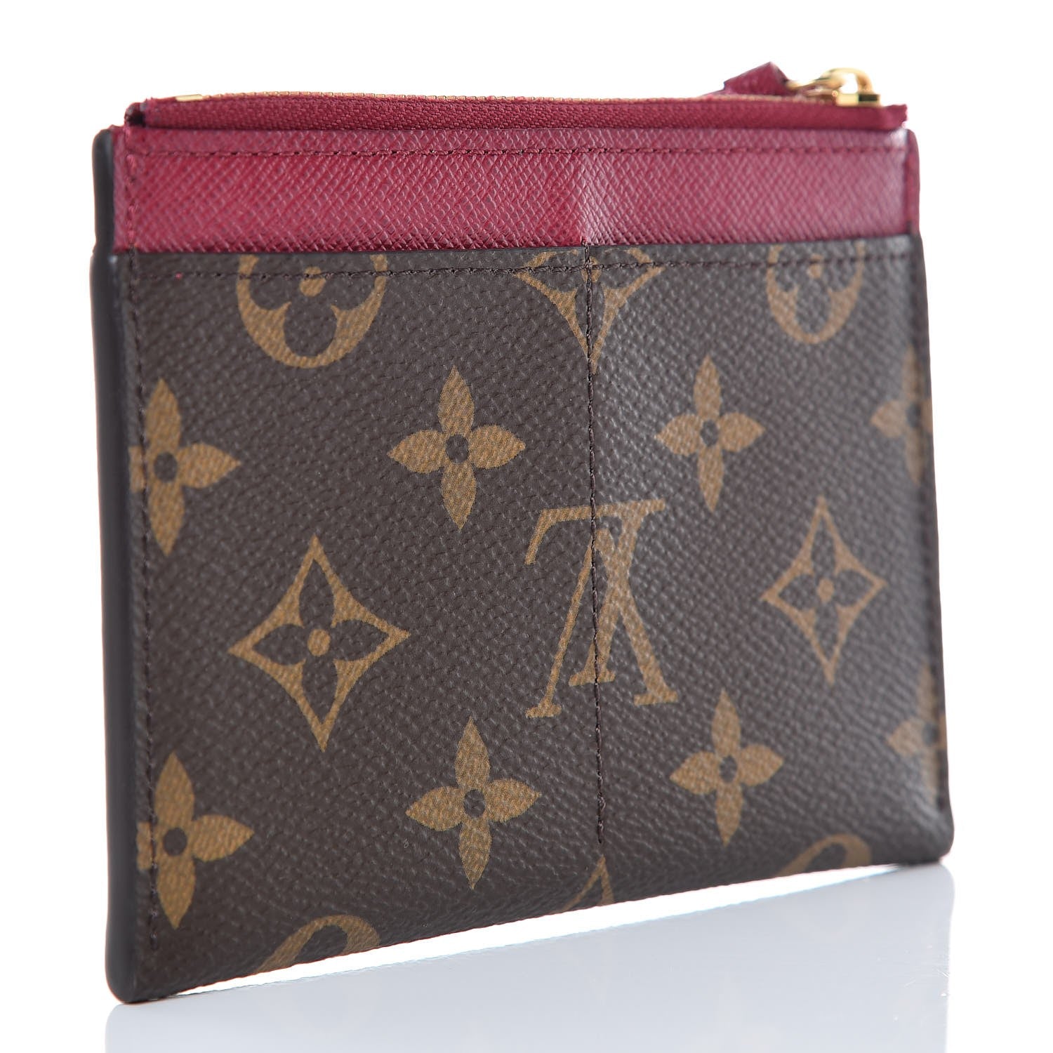 Louis Vuitton Monogram Zipped Card Holder Fuchsia 3 of 7
