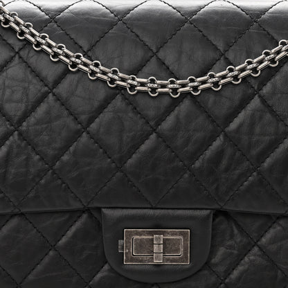 Chanel Aged Calfskin Quilted 2.55 Reissue 227 Flap Black 7 of 11