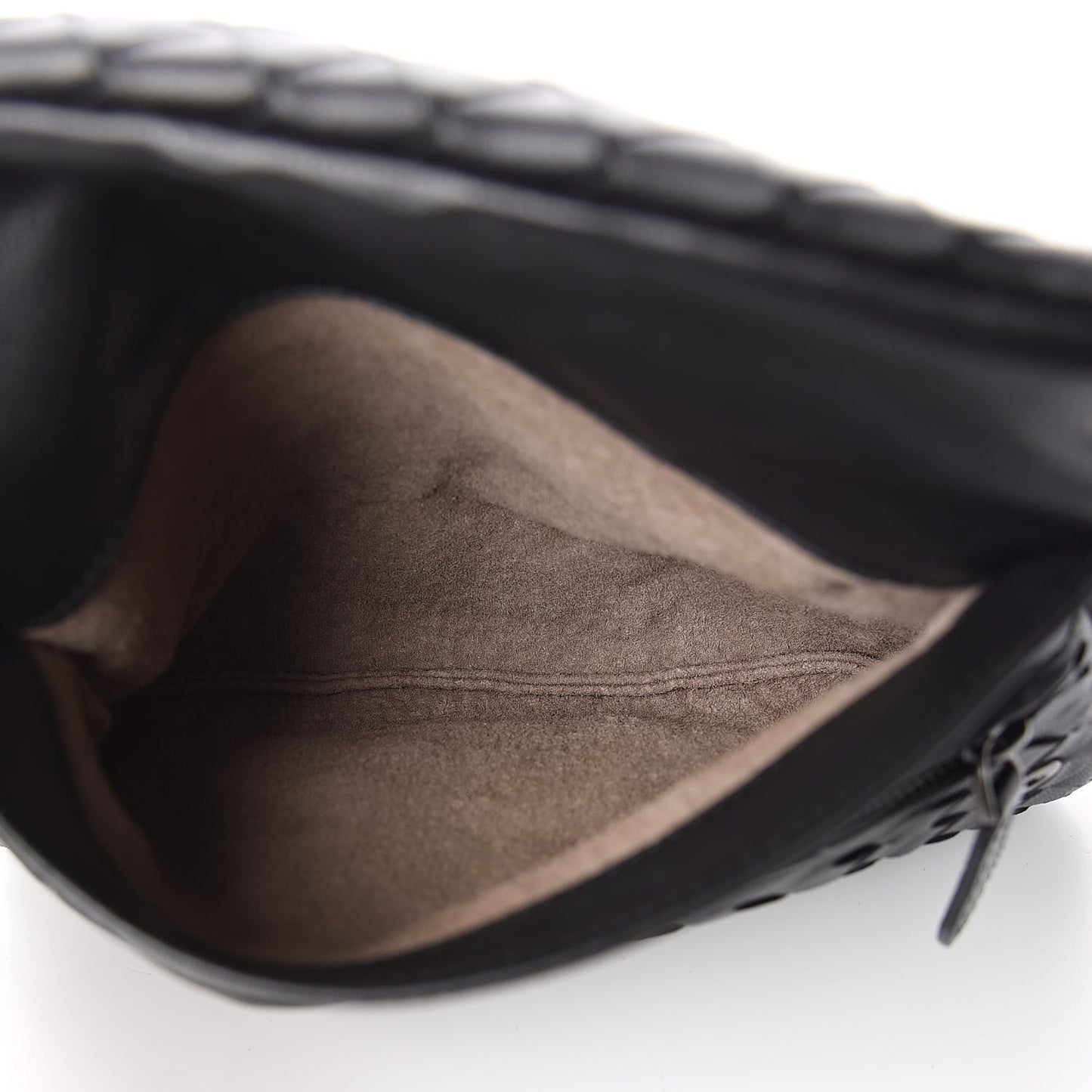 Nappa Intrecciato Mini Messenger Bag Black
