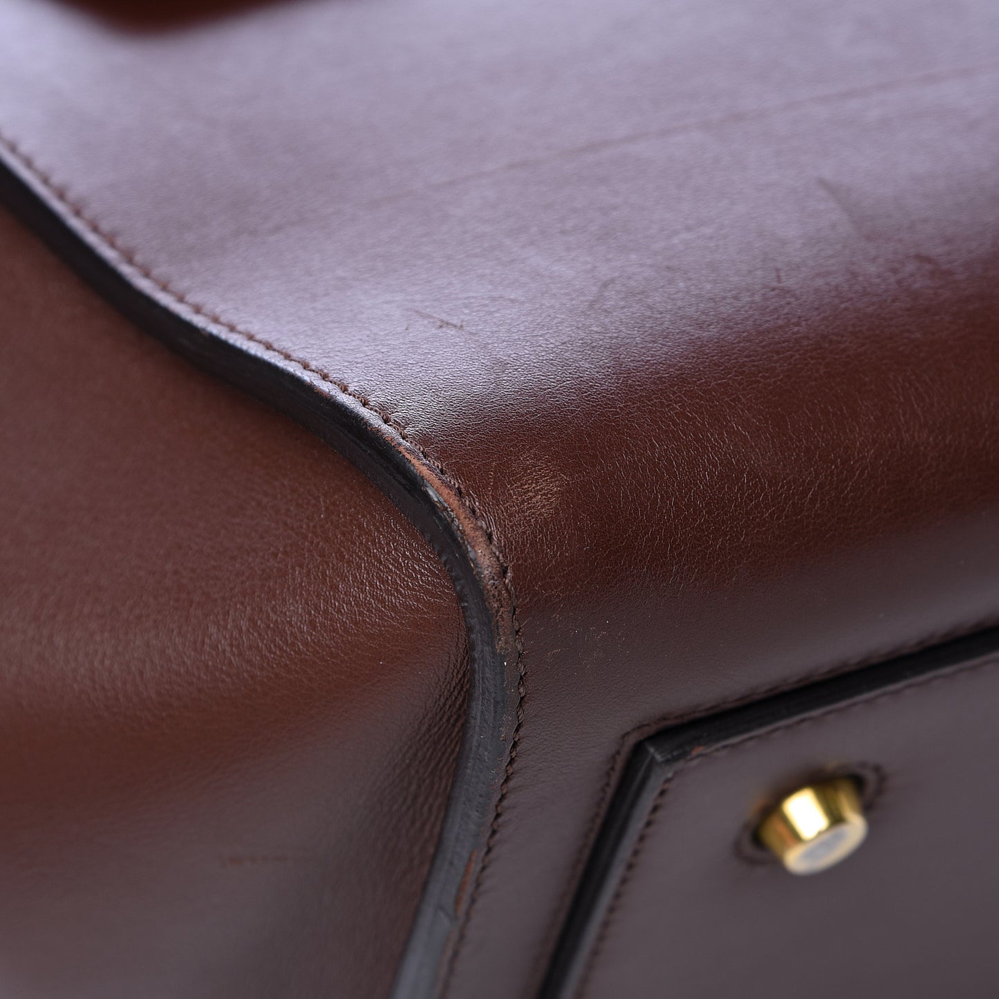 Natural Calfskin Small Tie Knot Tote Acajou