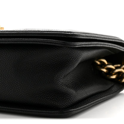 Chanel Caviar Quilted Medium Boy Flap Black 10 of 12