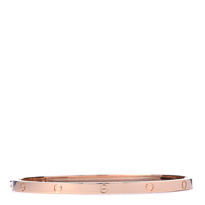 Cartier 18K Pink Gold Small LOVE Bracelet 18 3 of 6