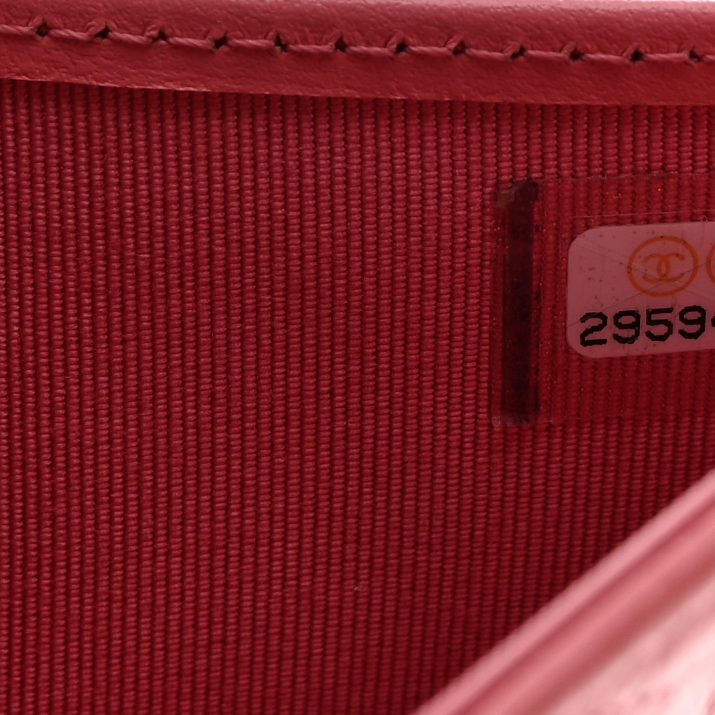 Aged Calfskin Quilted Reissue Compact Wallet Pink