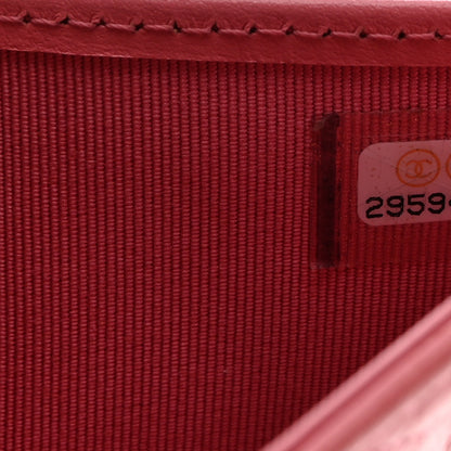Chanel Aged Calfskin Quilted Reissue Compact Wallet Pink 8 of 8