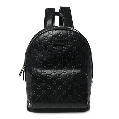 Gucci Guccissima Signature Small Day Backpack Black 1 of 13