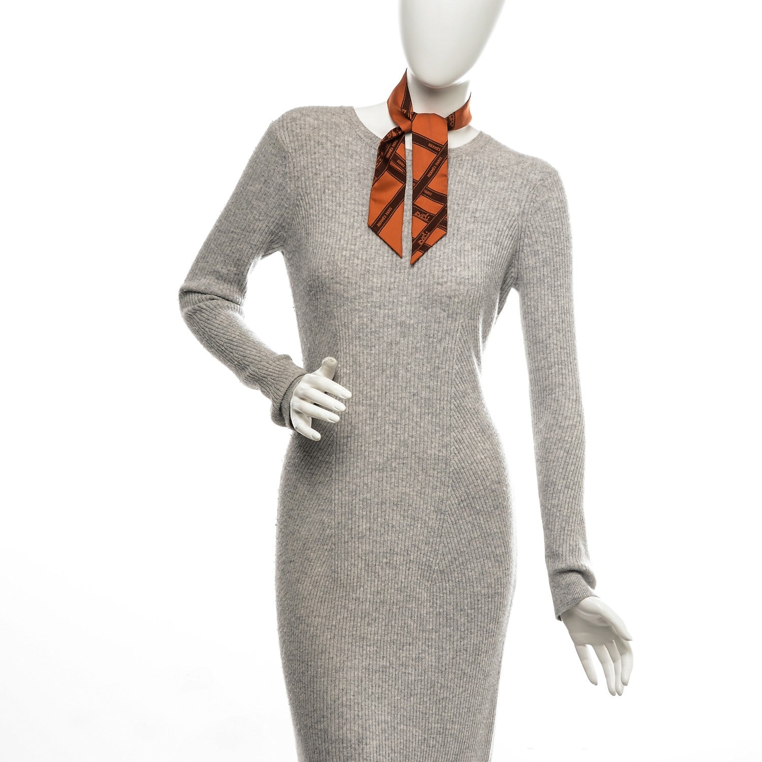 Hermes Silk Bolduc Twilly Orange 2 of 10