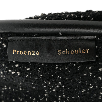 Proenza Schouler Tweed Large Ruched Tote Black 7 of 12