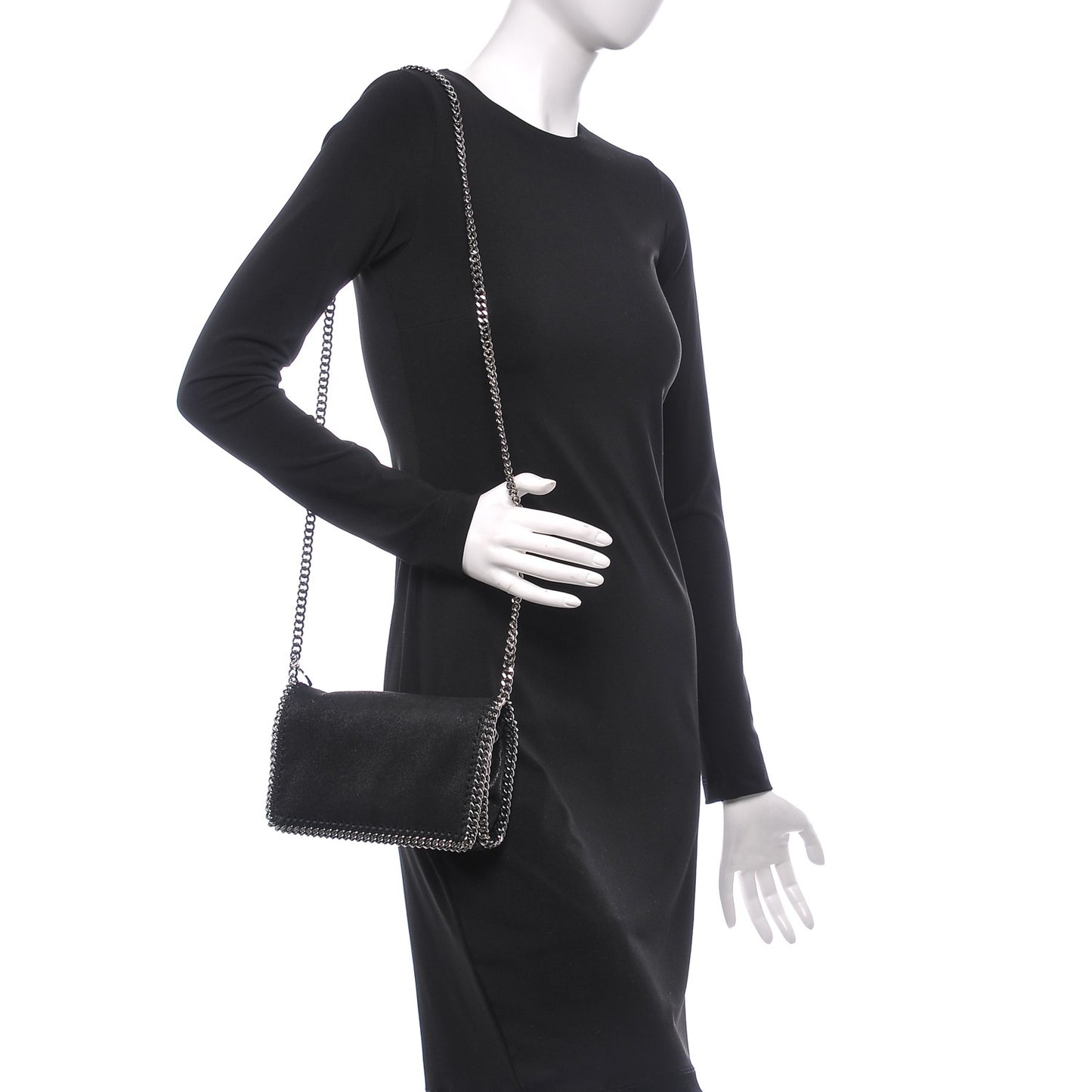Shaggy Deer Falabella Crossbody Bag Black