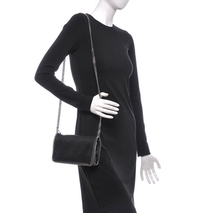 Stella McCartney Shaggy Deer Falabella Crossbody Bag Black 2 of 8