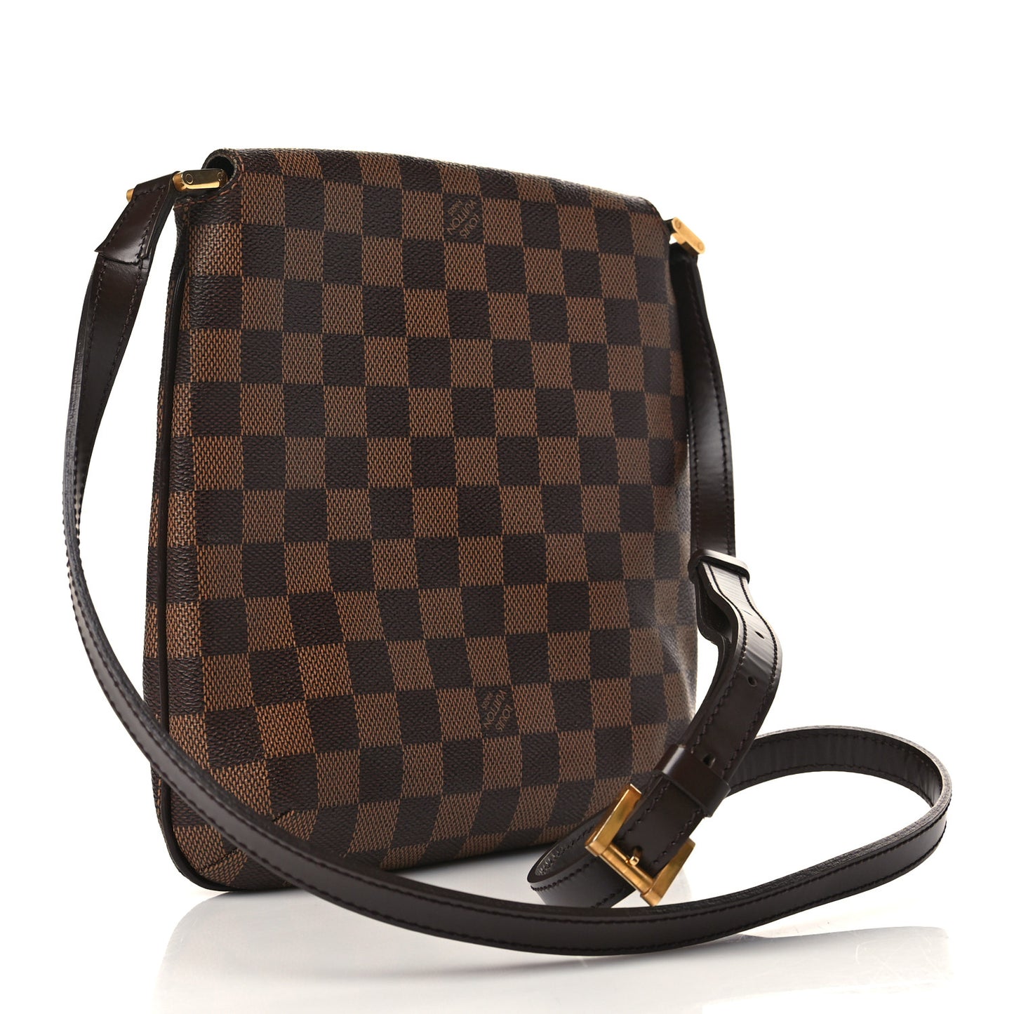 Damier Ebene Musette Salsa Long Strap