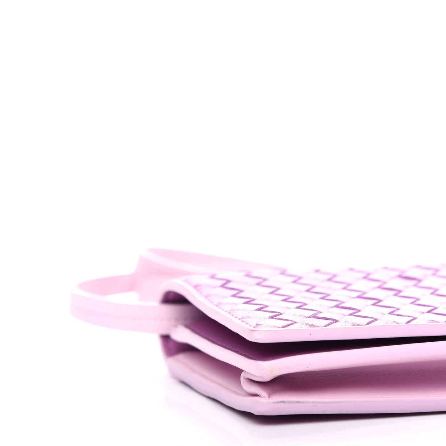 Nappa Intrecciato Continental Wallet With Strap Twilight