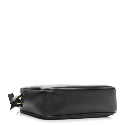Saint Laurent Lambskin Monogram Small Lou Camera Bag Black 3 of 10