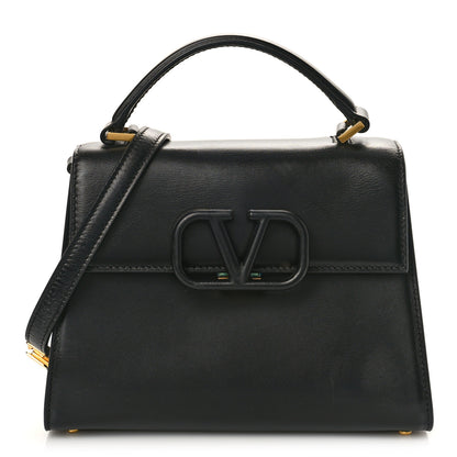 Valentino Garavani Calfskin Small VSling Top Handle Bag Black 1 of 8